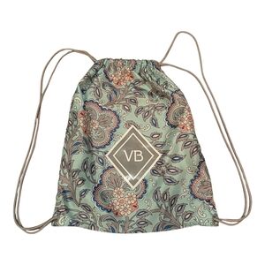 Vera Bradley Paisley Drawstring Backpack - Blue and Pink